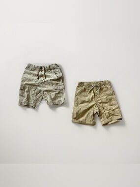 Gap Kids Tucker & Tate Sz 8 Boys Shorts Khaki Lot Of 2